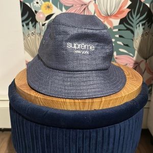Blue Supreme Bucket Hat | 2022 | NWOT Never Worn